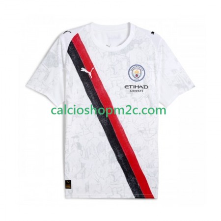 Manchester City KIDSUPER Maglia Prima 2025/2026 Manica Corta